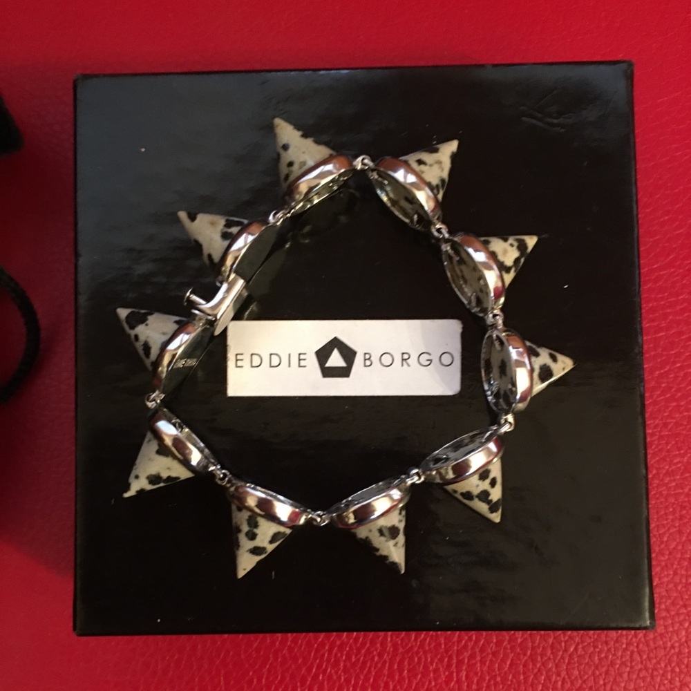 Eddie Borgo Cone Spike Bracelet in Rare Limited-Edition Pattern. Never Worn.